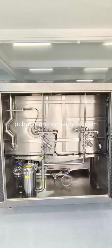 AC380V/3p/50/60Hz PCB মেশিন পরিষ্কারের মেশিন 100-150cm/min নেট কনভেয়র গতির সাথে