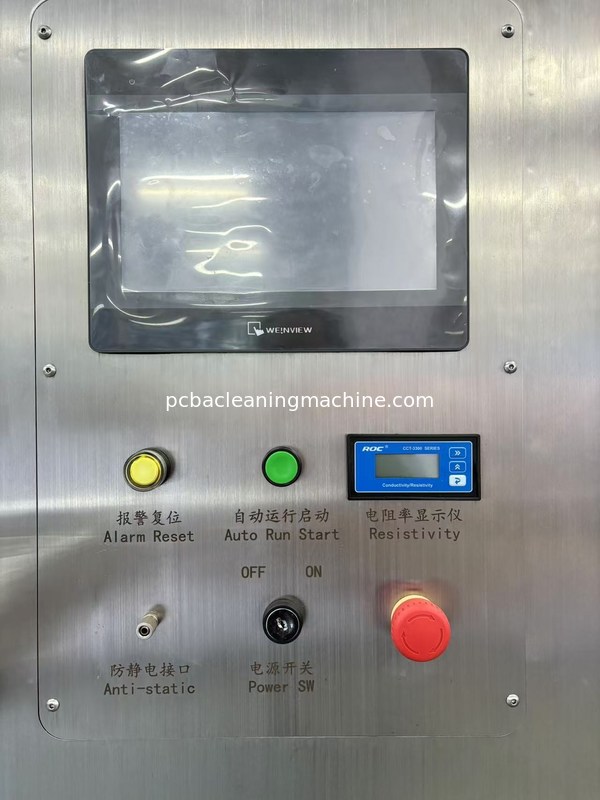 PCBA ব্যাচ টাইপ স্প্রে ওয়াশ ডিফ্লাক্স মেশিন 3 স্প্রে ম্যানিফোল্ড 2 স্তর PCBA ঝুড়ি 1 ওয়াশ ক্যাবিনেট