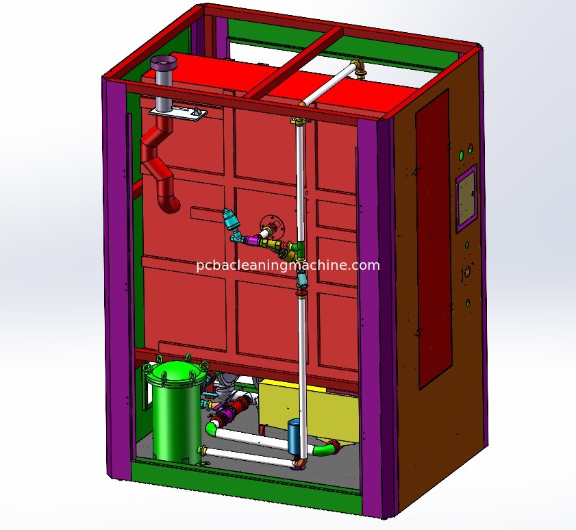 40L*2 ডুয়াল স্টেনসিল ক্লিনিং মেশিন 480kg ওজনের 2 স্টেনসিল ক্লিনার সোল্ডার পেস্ট এবং একই সময়ে লাল আঠার জন্য