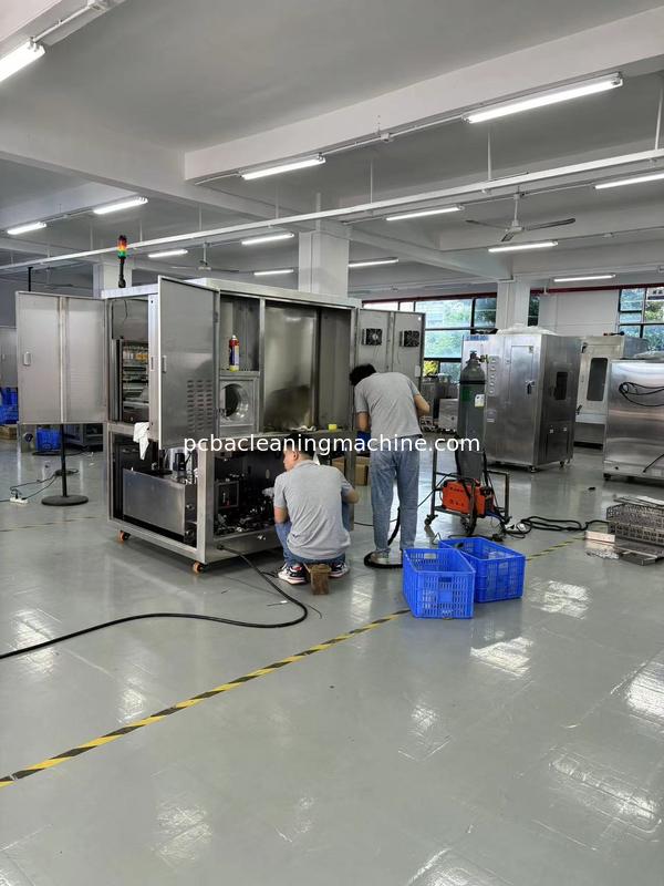 PCBA ব্যাচ টাইপ স্প্রে ওয়াশ ডিফ্লাক্স মেশিন 3 স্প্রে ম্যানিফোল্ড 2 স্তর PCBA ঝুড়ি 1 ওয়াশ ক্যাবিনেট