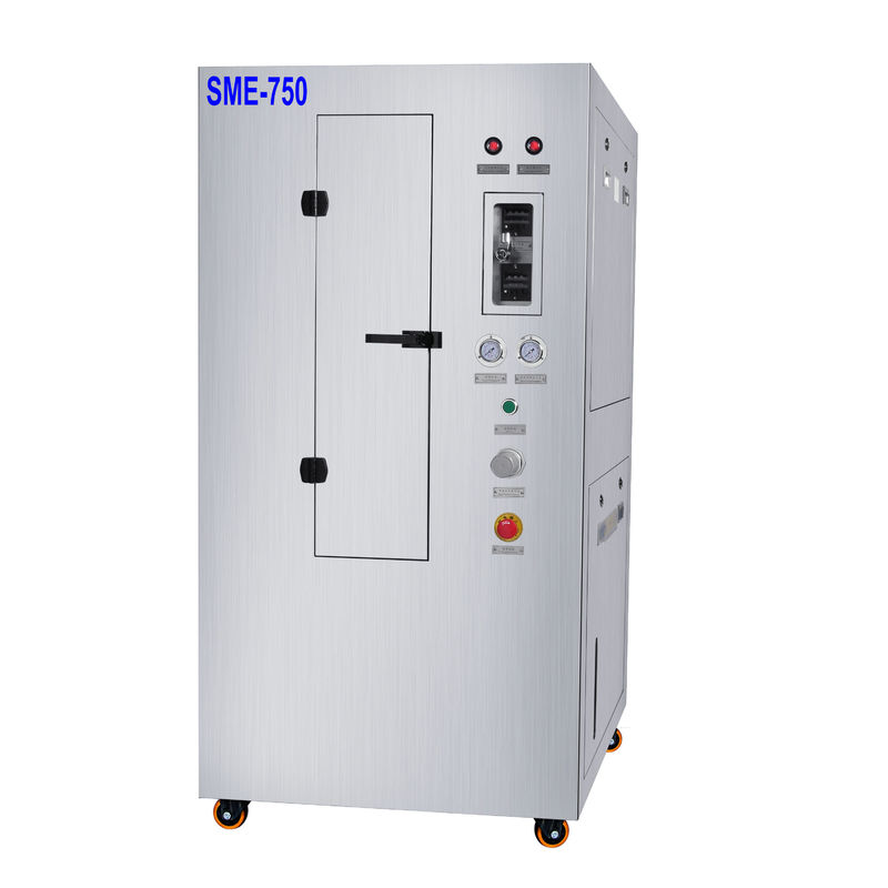 SME-750 বায়ুসংক্রান্ত স্টেনসিল ক্লিনার 736*736mm সোল্ডার পেস্ট এবং লাল আঠালো স্টেনসিল স্বয়ংক্রিয় ক্লিনিং মেশিন