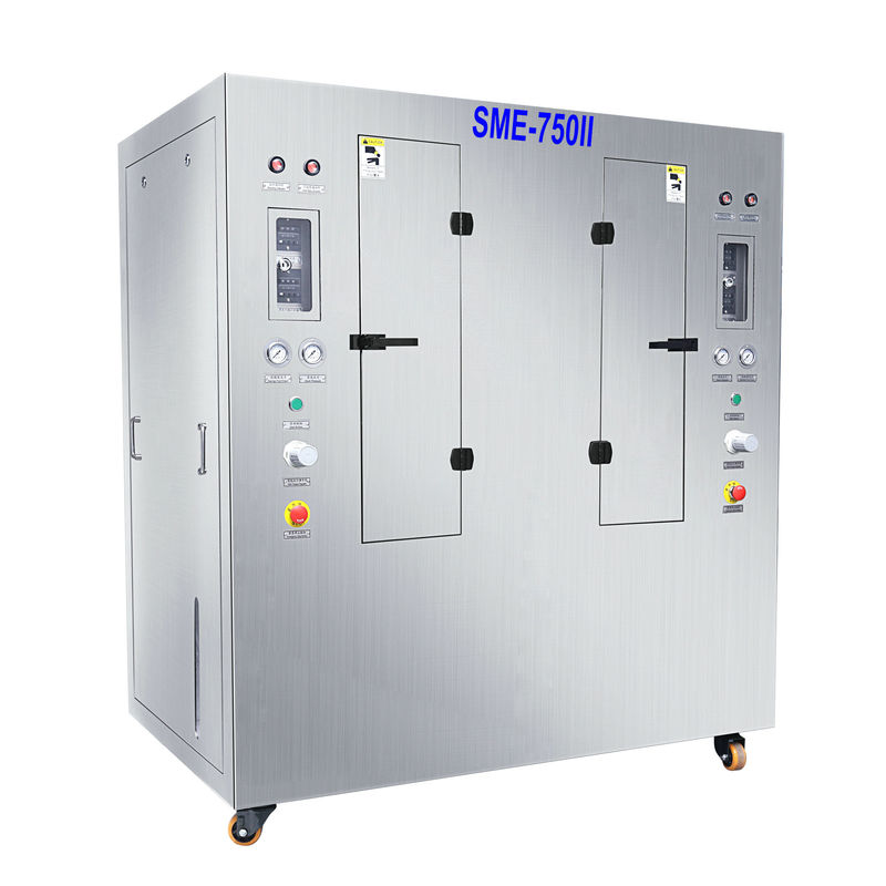 SME-750 বায়ুসংক্রান্ত স্টেনসিল ক্লিনার 736*736mm সোল্ডার পেস্ট এবং লাল আঠালো স্টেনসিল স্বয়ংক্রিয় ক্লিনিং মেশিন