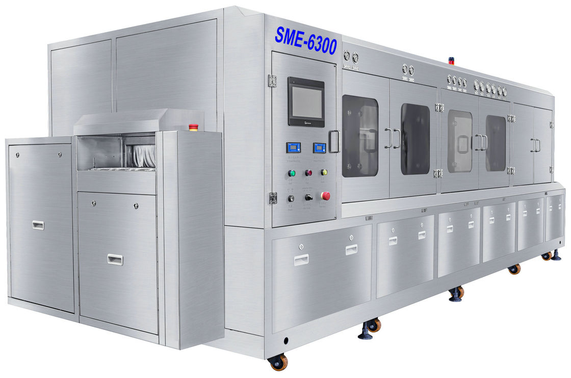 560*610mm অফলাইন PCBA ফ্লাক্স ক্লিনিং মেশিন 2 লেয়ার পরিষ্কারের ঝুড়ি এবং CE অনুমোদন